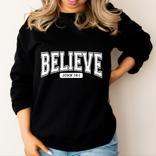 Ecovibe Apparel  Faith Inspired Sweatshirt