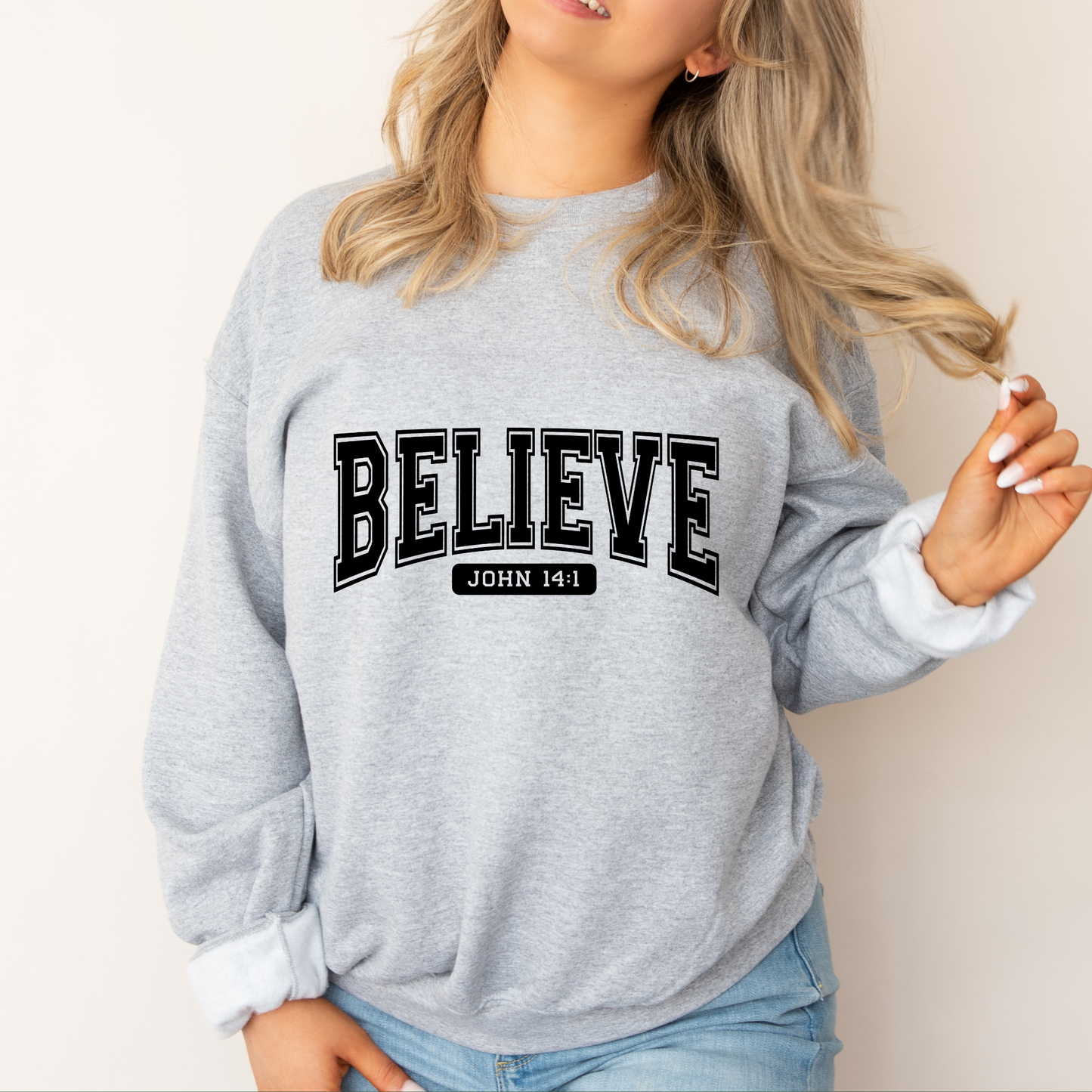 Ecovibe Apparel Faith Inspired Sweatshirt