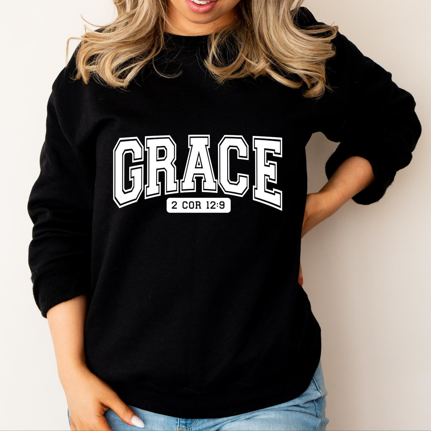 Ecovibe Apparel faith inspired sweatshirt