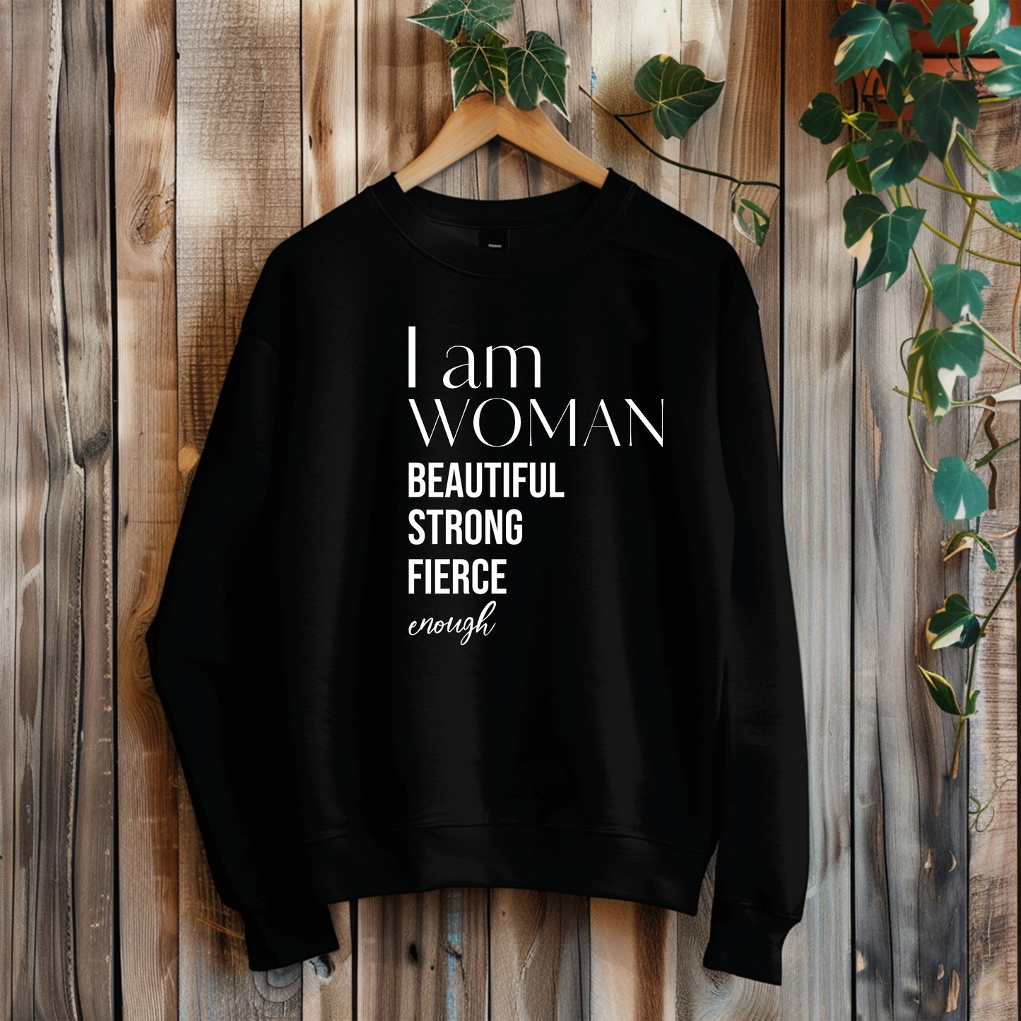Ecovibe Apparel motivational sweatshirt