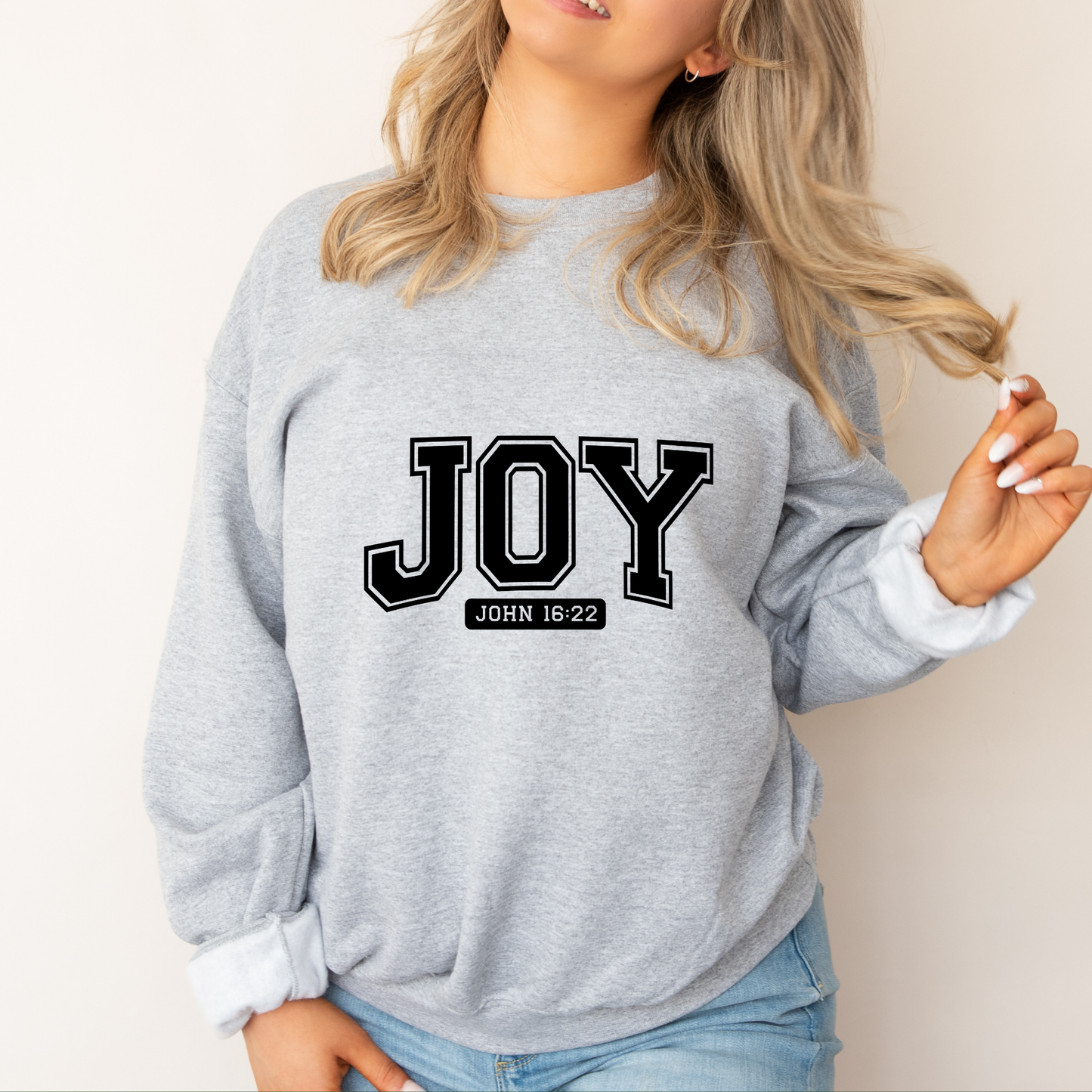 Ecovibe Apparel faith inspired sweatshirt