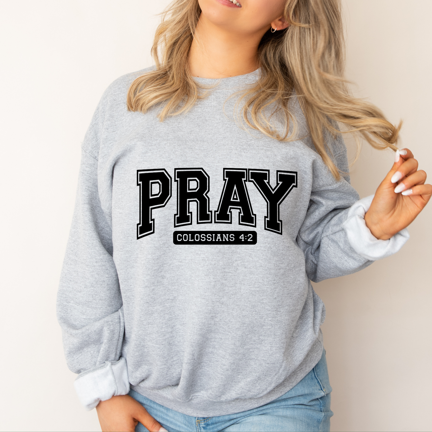 Ecovibe Apparel Faith Inspired Sweatshirt