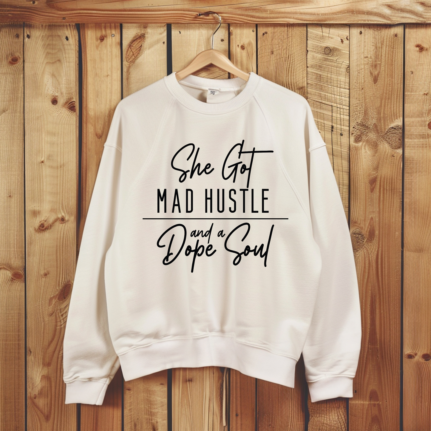 Ecovibe Apparel motivational sweatshirt
