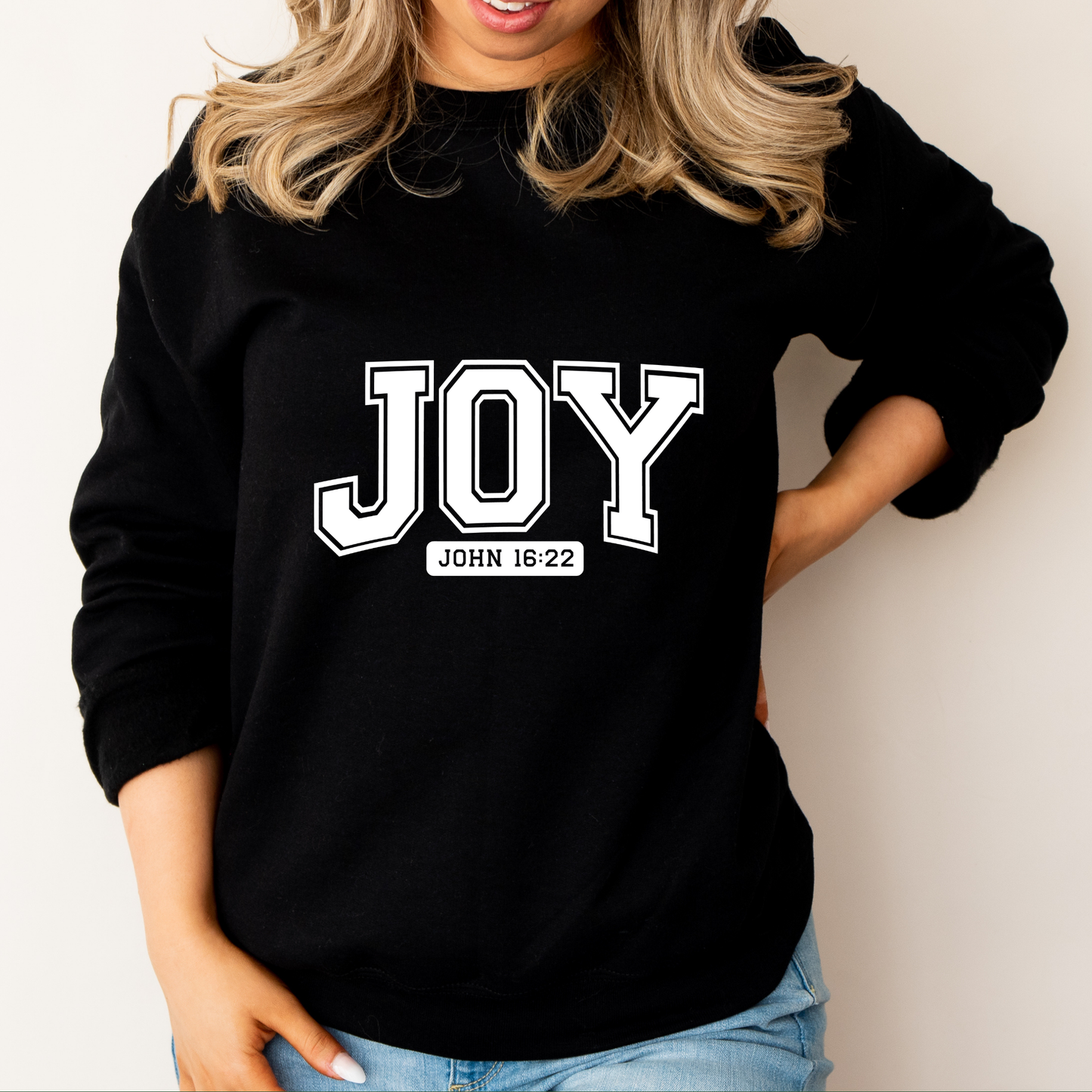 Ecovibe Apparel faith inspired sweatshirt