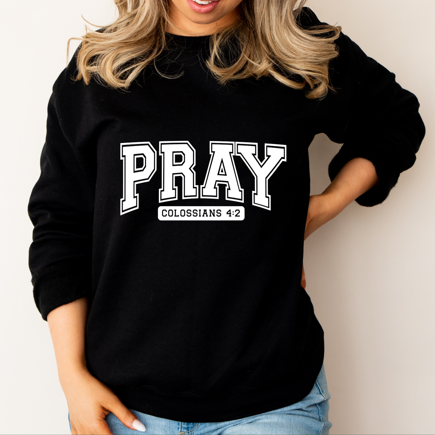 Ecovibe Apparel  Faith Inspired Sweatshirt 