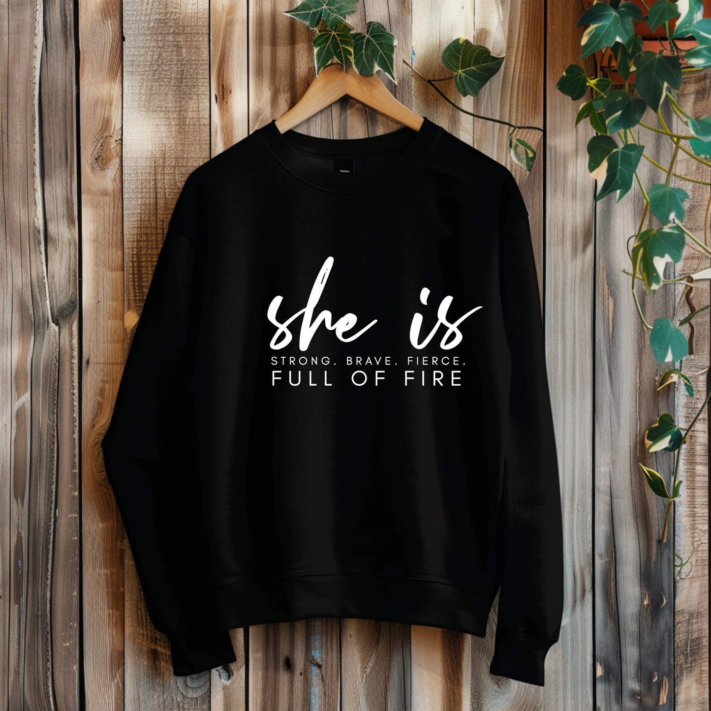 Ecovibe Apparel motivational sweatshirt